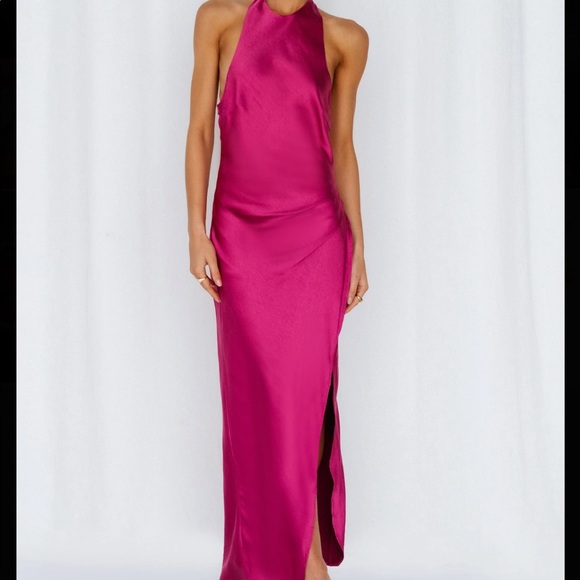 Hello Molly Dresses & Skirts - Hello Molly light minds fuchsia midi dress